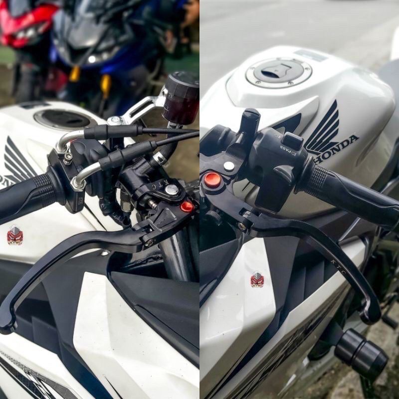 Handle Master Full Blck Rem Ktc Racing Origina Set Kiri Kanan Plus 1 Tabung Somke  Mini Full Cnc Universal Motor Beat Vario Scoopy Mio Xeon Fino Vixion Satria Fu Ninja R15 R25 Dll