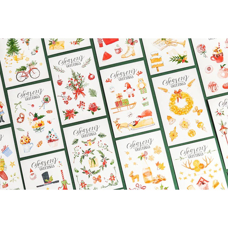 

Postcard Kartu Pos Kertas Surat Kartu Ucapan "Christmast Wish List