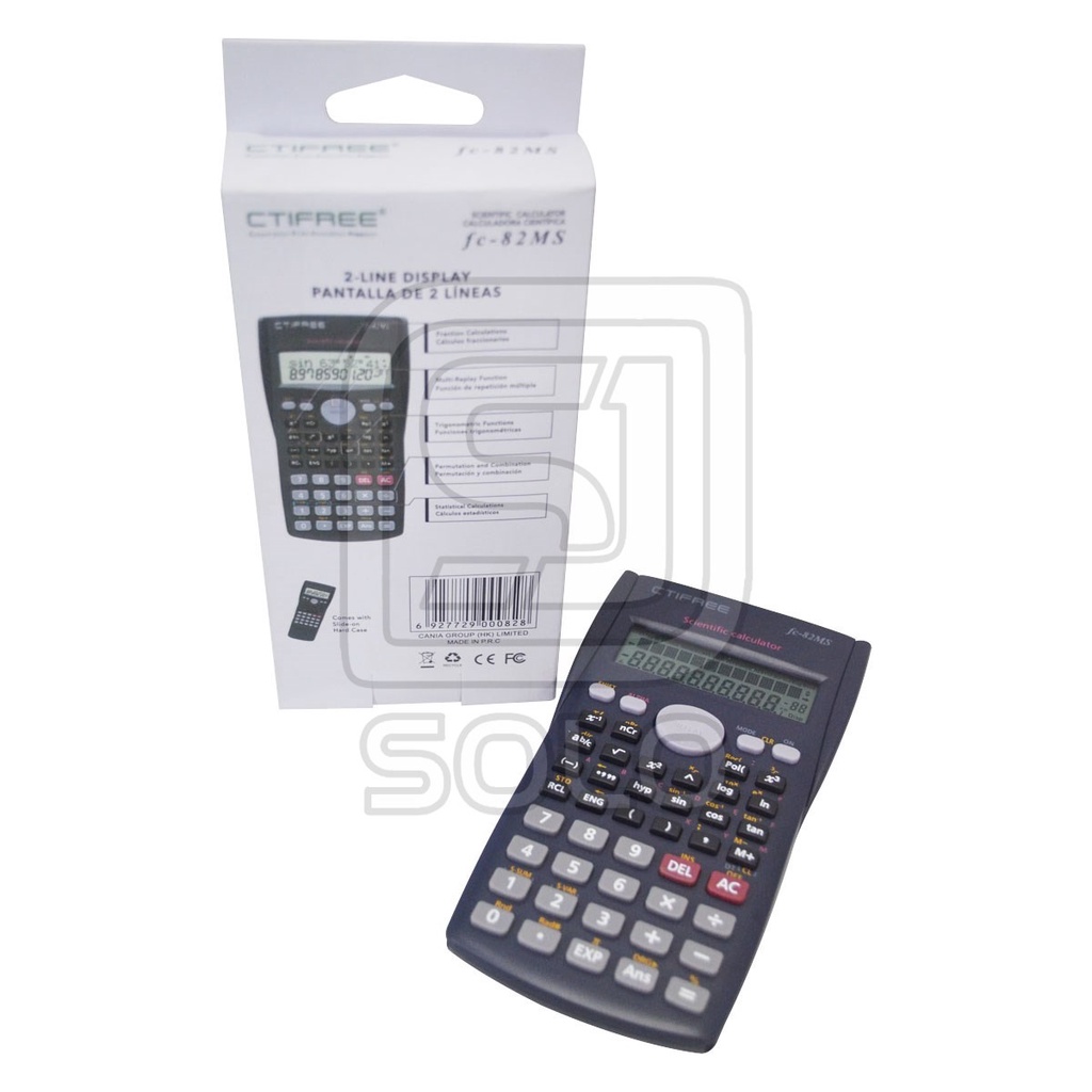 

Kalkulator FC 82 MS Calculator Elektronik Scientific CTIFREE FC-82MS