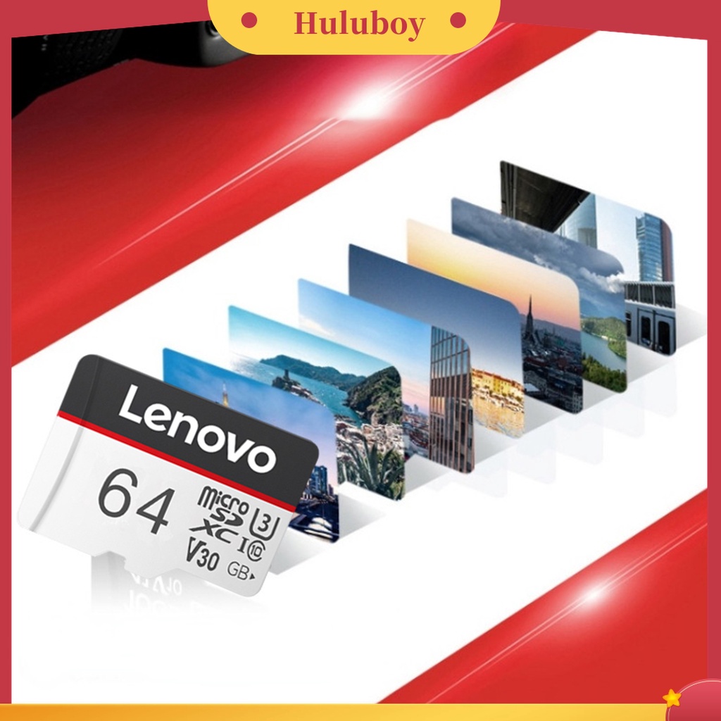 (Huluboy) Kartu Memori TF U3 Kapasitas Besar 16GB 32GB 64GB Untuk Lenovo