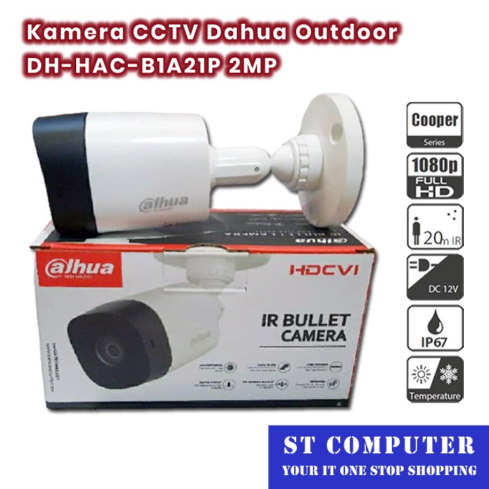 Kamera CCTV Dahua Outdoor DH-HAC-B1A21P 2MP