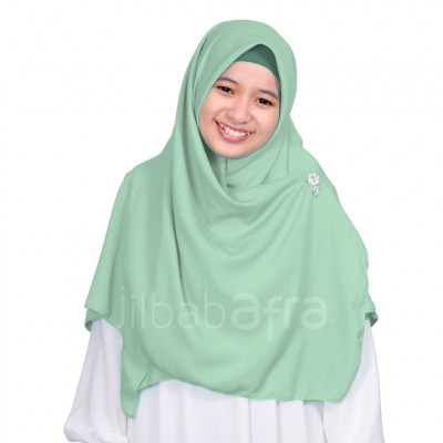Jilbab Arfa Siera ( Segiempat JilbabArfa ) Hijab Segiempat Warna Greentea