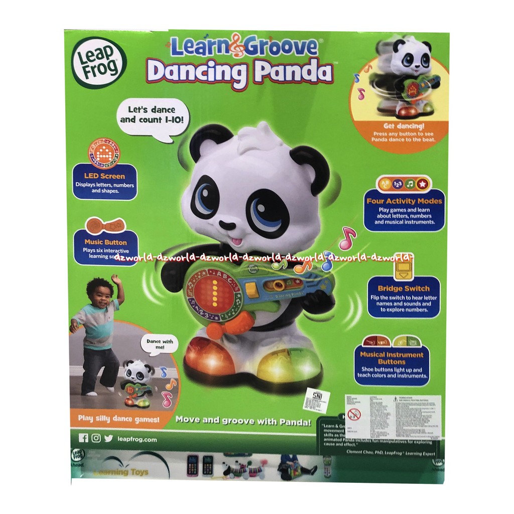 Leap Frog Learn Groove Dancing Panda Mainan Boneka Panda