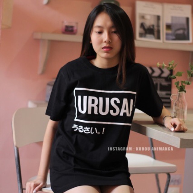 Kaos Urusai Japan Premum cotton combed