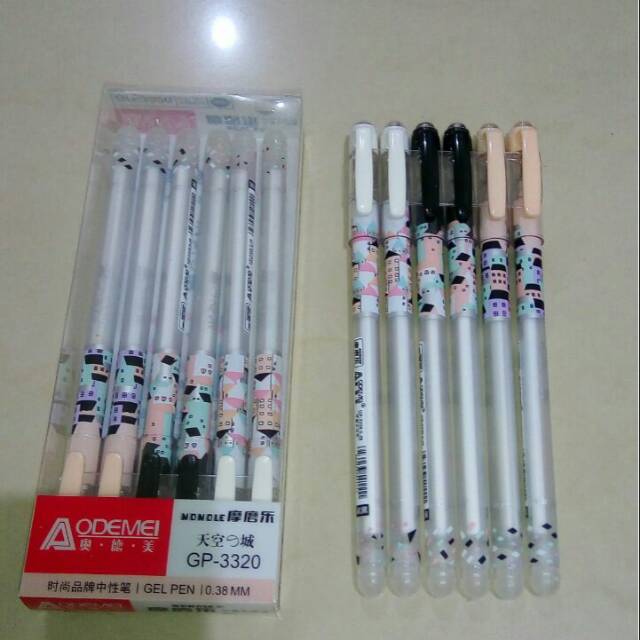 

Pulpen aodemei 3320 tinta gel bisa dihapus 12pcs