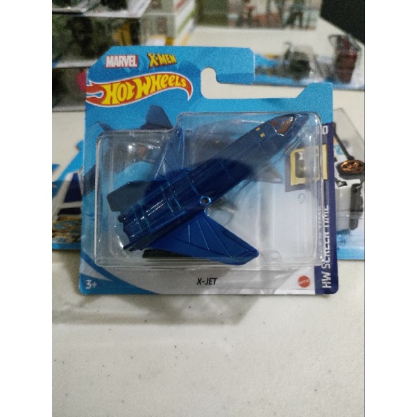 Jual Diecast Hot Wheels XJet Blue Marvel XMen HW Screen Time Shopee