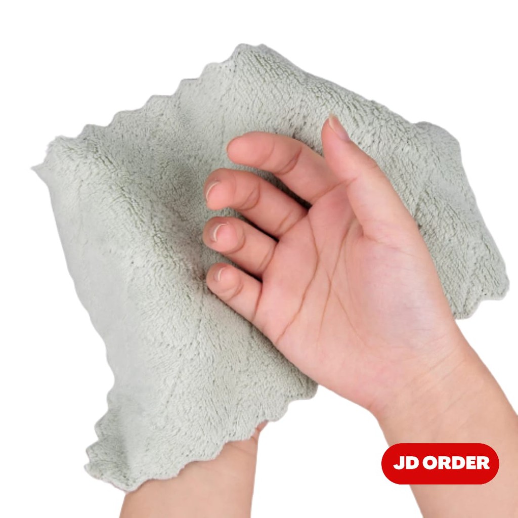 Kain Lap Dapur Anti Minyak Microfiber 5 Pcs