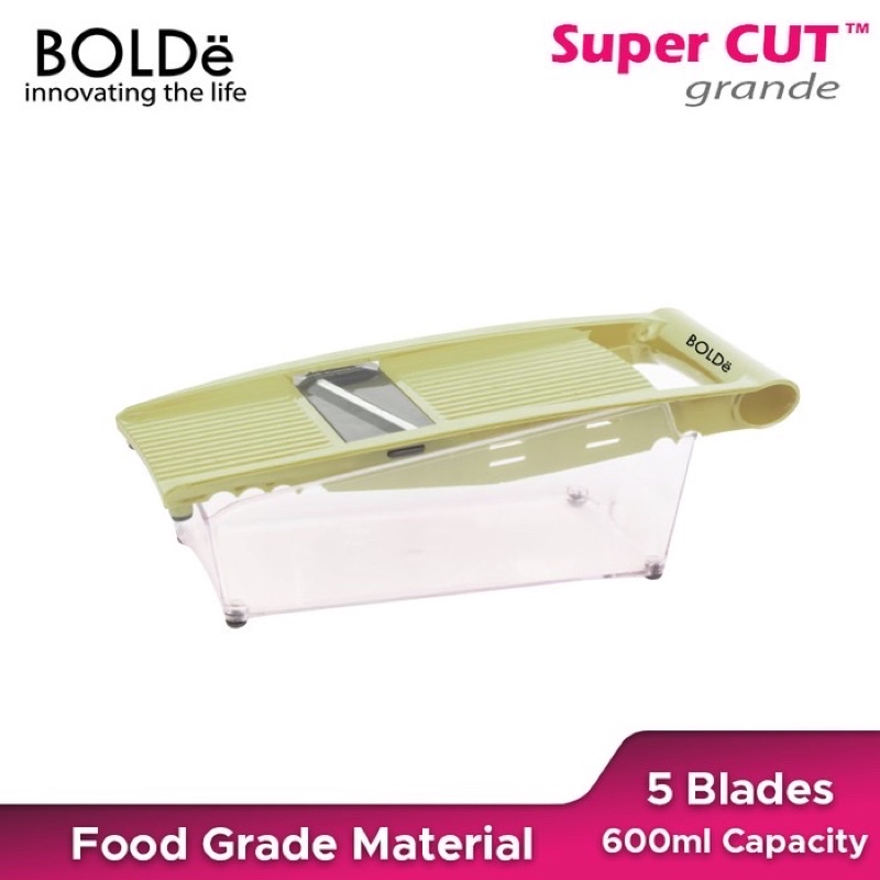 BOLDe SUPER CUT GRANDE 5 IN 1 [5 BLADES] FREE  ALAT KUPAS - BEIGE