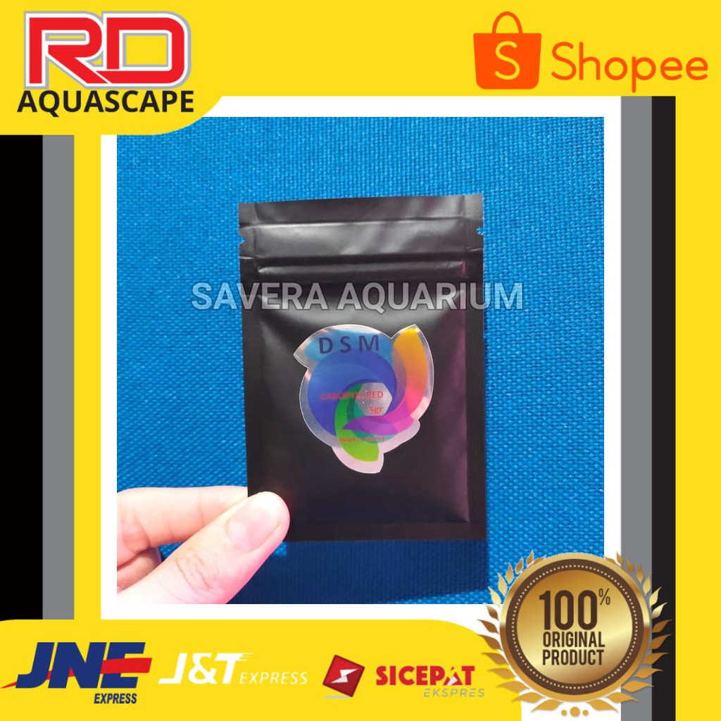 CAROPHYLL CAROFIL RED 5 GR / DSM MADE IN FRANCE / ORIGINAL ORIGINAL-GARANSI