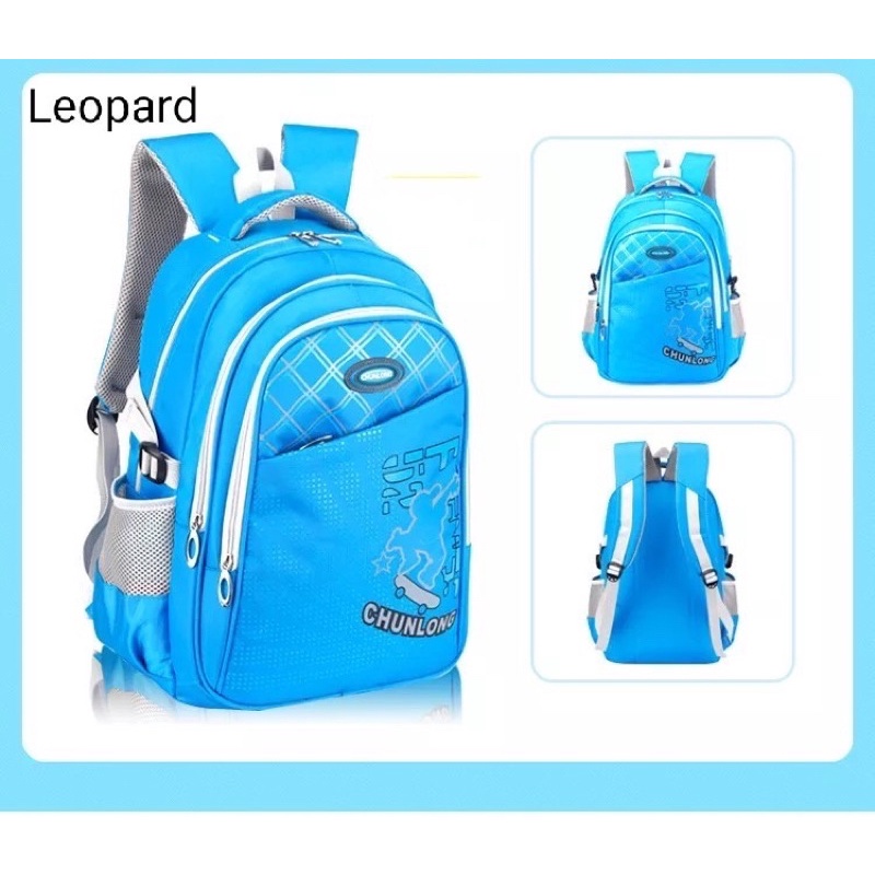 Ransel anak tas sekolah anak Chunlong backpack pria ransel pria ransel laptop tas sport