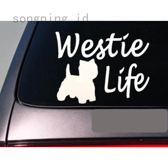Stiker Motif Kartun Anjing Bully Warna Hitam Untuk Mobil Shopee