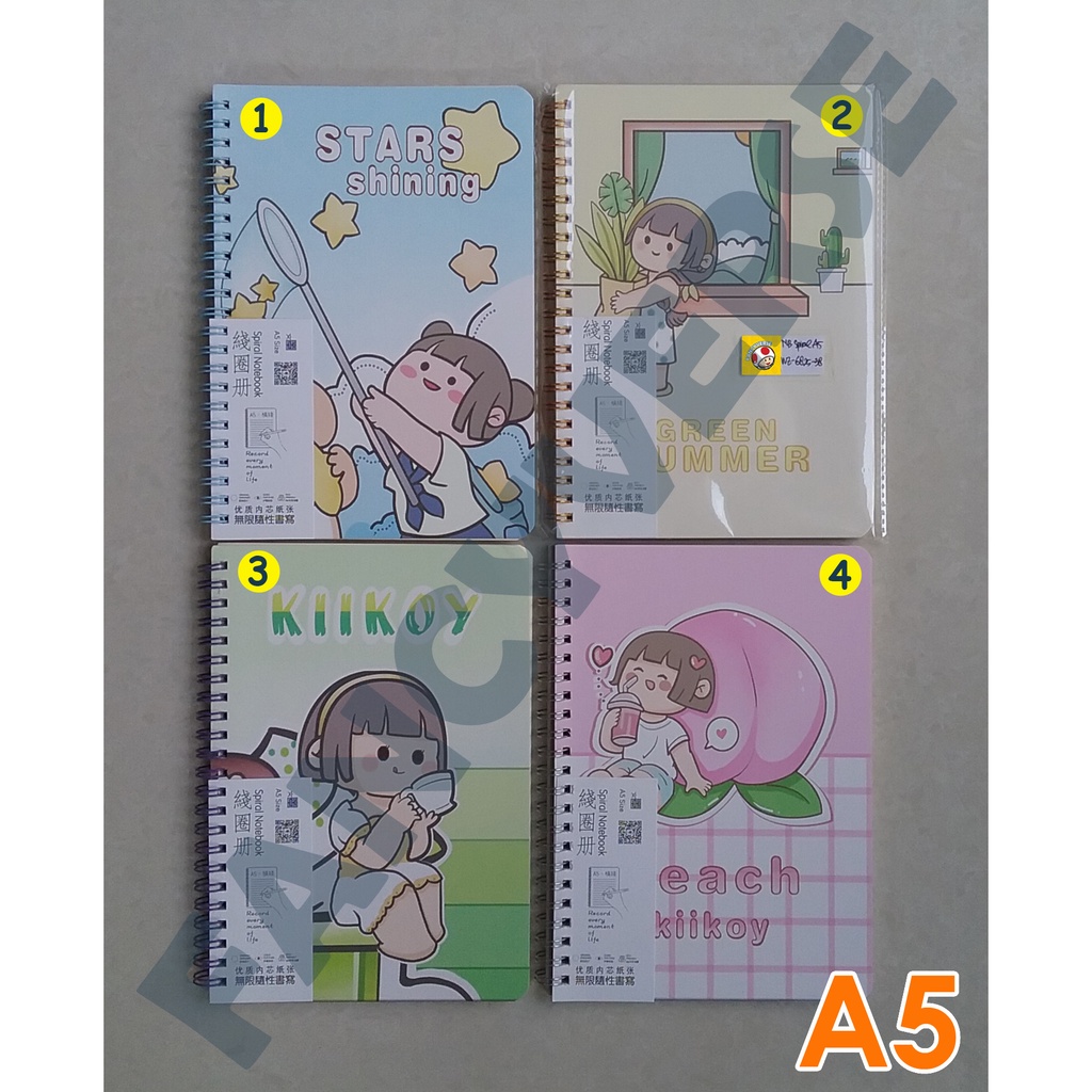 

Notebook Spiral A5 Girl WZ-6825-38 / Agenda Diary Notes Buku Catatan