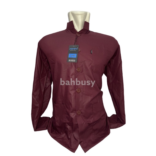 Baju Koko AMMU Warna Coklat Tua Termurah