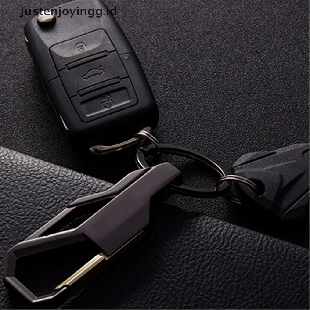 // justenjoyingg.id // NEW Mens Creative Alloy Metal Keyfob Gift Car Keyring Keychain Key Chain Ring ~