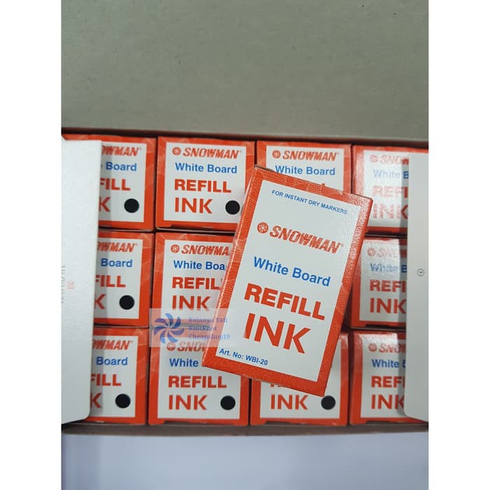 

Tinta Whiteboard Refill Spidol Papan Tulis Ink (Hitam) SNOWMAN WBI-20 RJT