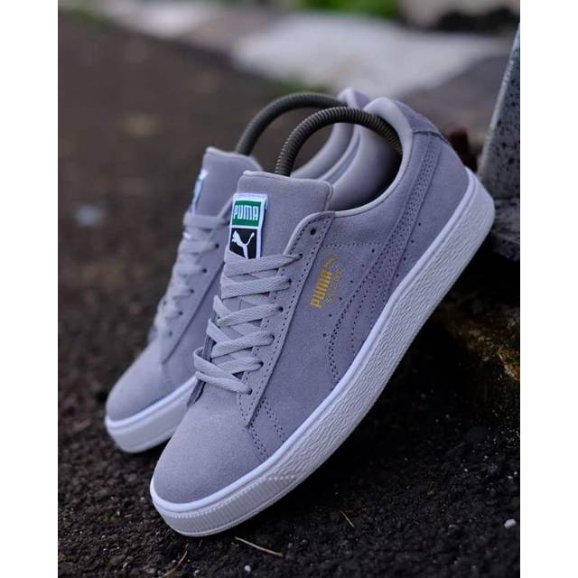 Puma Suede Grey White