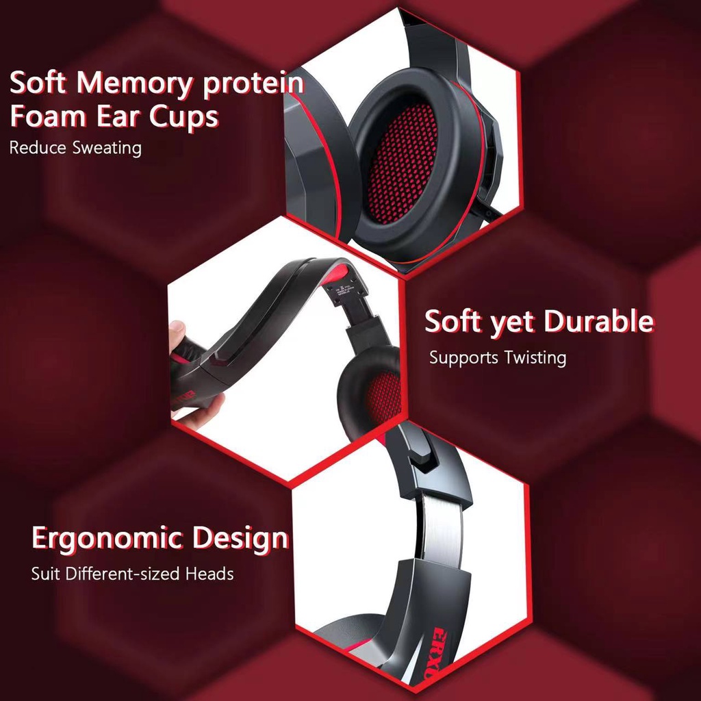 Headphone Gaming Erxung Headset Gaming Headset Original Dua Model