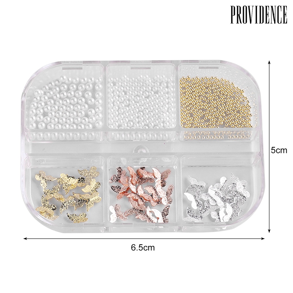 Providence Ornamen Kupu-Kupu Bahan Metal Untuk Dekorasi Nail Art