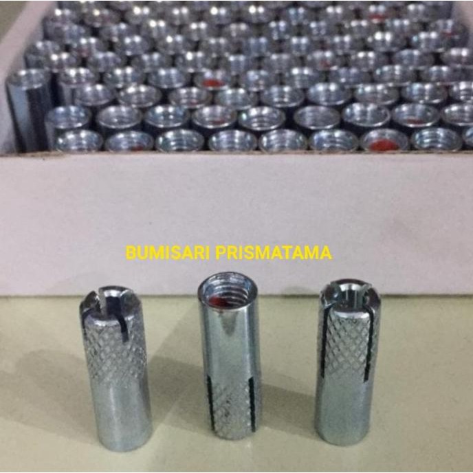 

[cod] DINASET M6 DYNASET DROP IN ANCHOR M6 - PER DUS isi 100 PCS [cod]