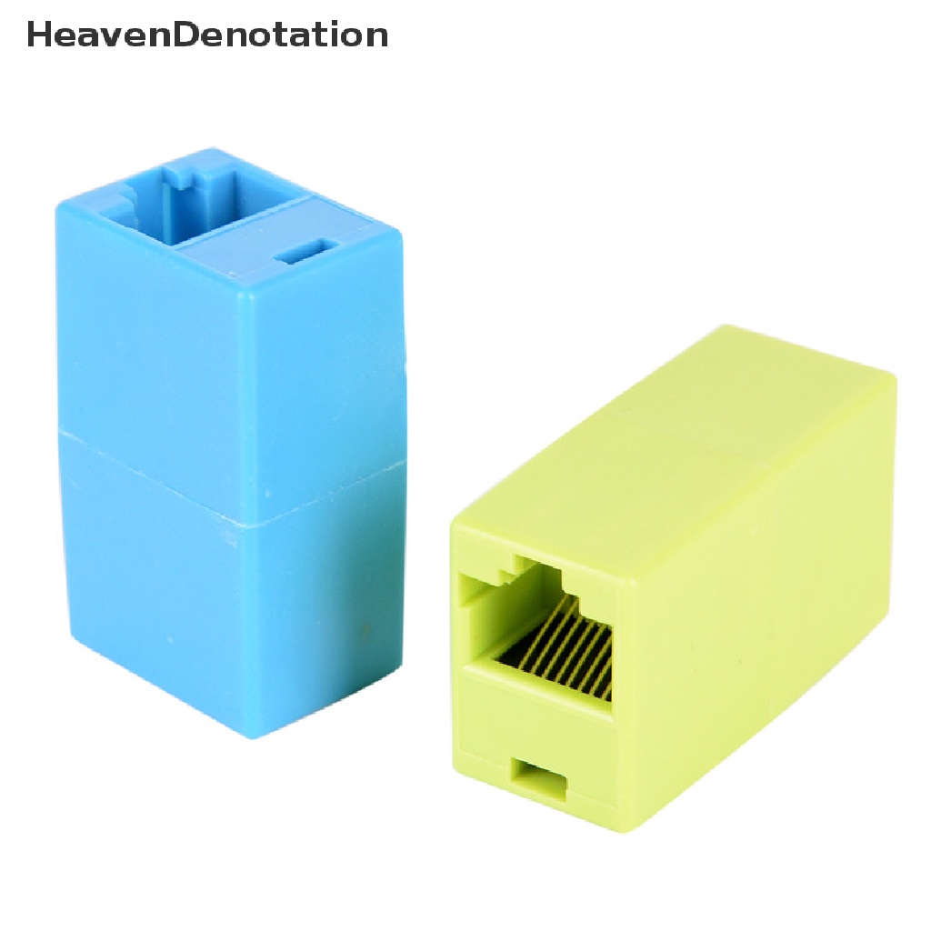 [HeavenDenotation] 5PCS RJ45 Female To Female Network Ethernet LAN Connector Adapter Coupler Extender