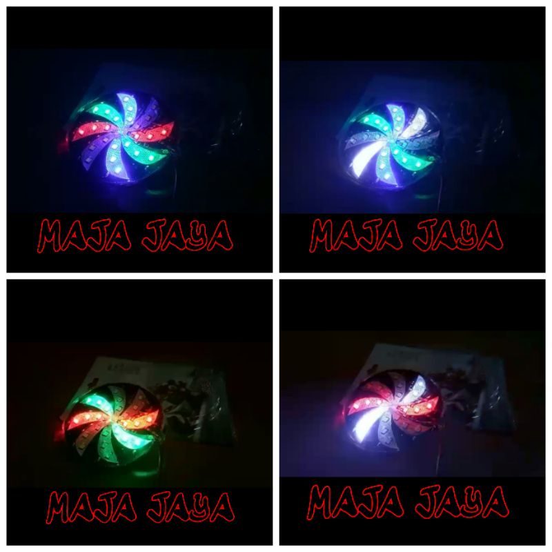 Lampu LED kolong RGB Kipas Motor /Mobil Universal LED Running