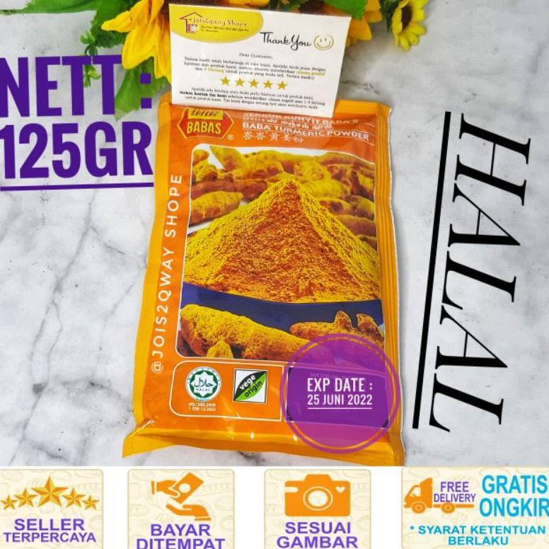 

Bumbu Instans Babas Turmeric 125gr / Bubuk Kunyit babas / Bumbu Import Babas