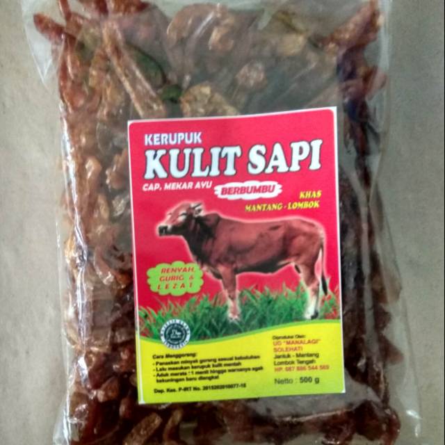 

Kerupuk kulit sapi khas Lombok renyah berbumbu