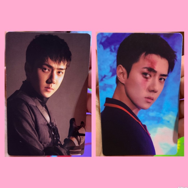 Official EXO Sticker Photocard sehun ĖXØ Sehun Obsession Sticker photocard pc