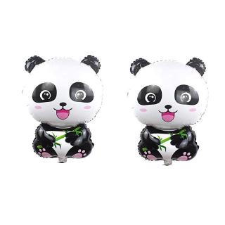 Balon Bentuk  Kartun Panda  Topper Kue  Banner Bunting Happy 