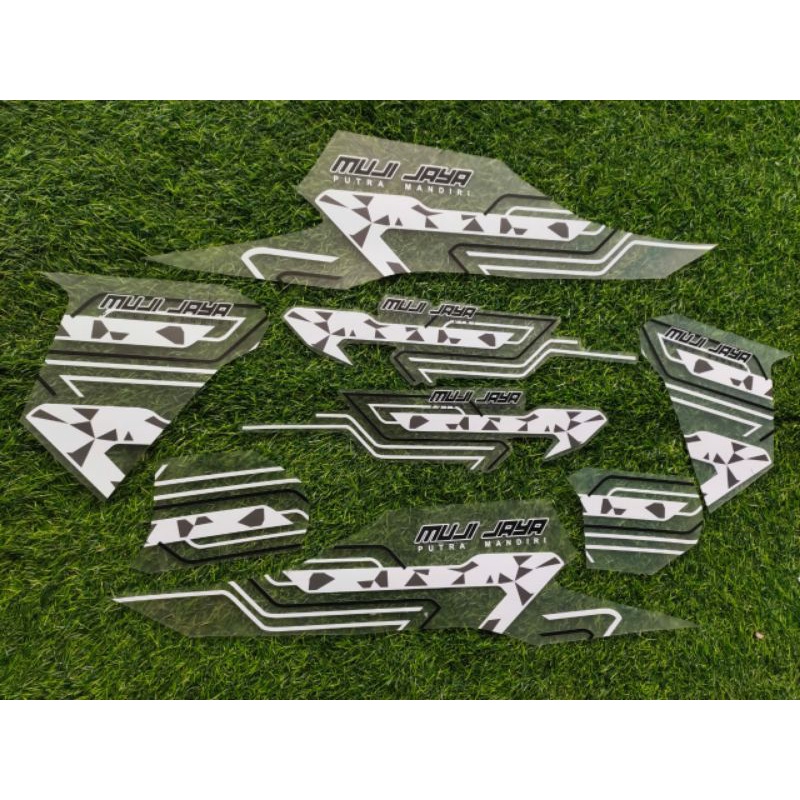 Striping Transparan Vario New Livery Muji Jaya