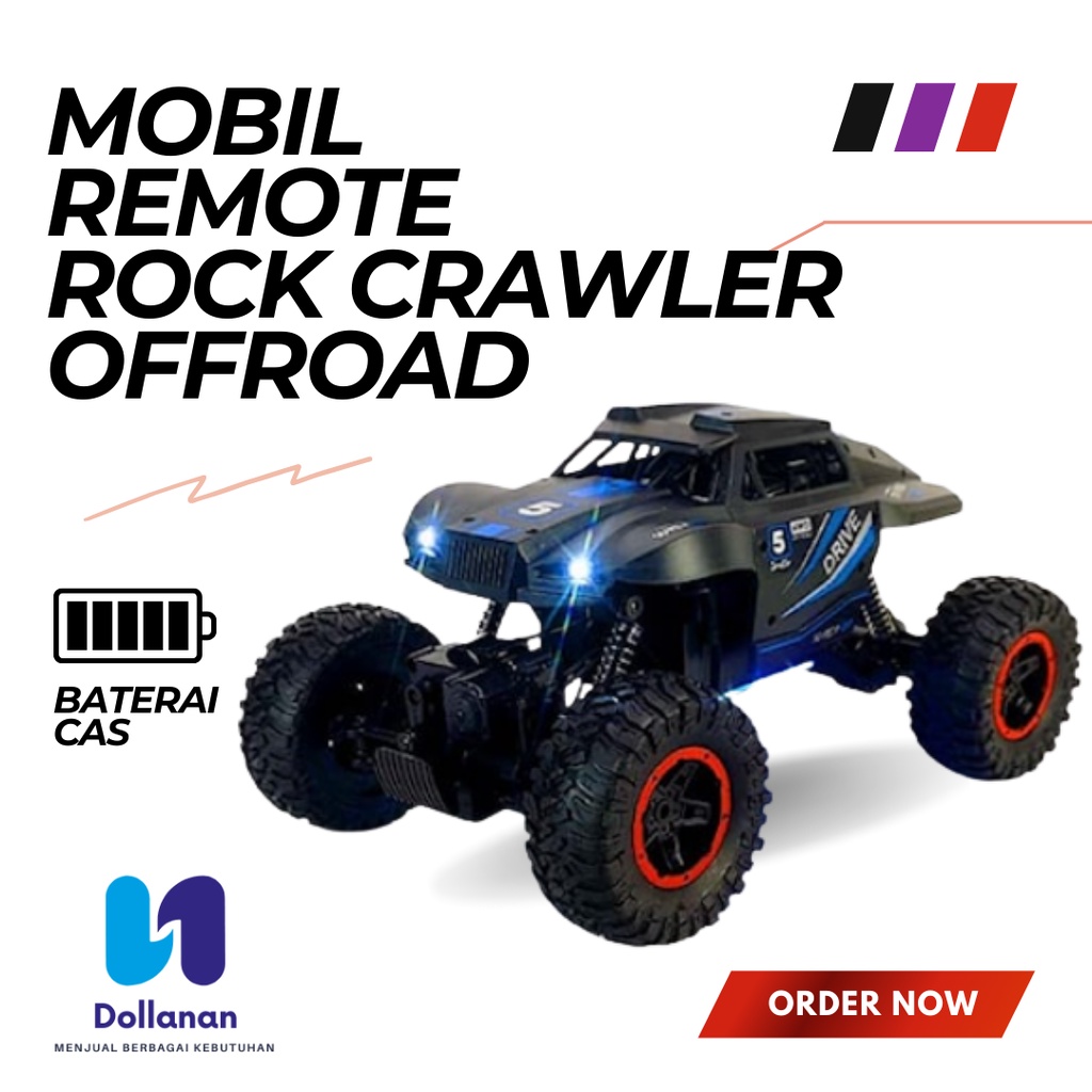 Rc 4X4 Mobil Remote Control Jeep Offroad Asap Spray Smoke 4Wd Rock Crawler Baterai Cas Mobil Mainan 