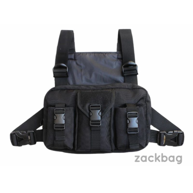 Tas dada/Chest bag rig/Tas dada pria Three strap by Neisda