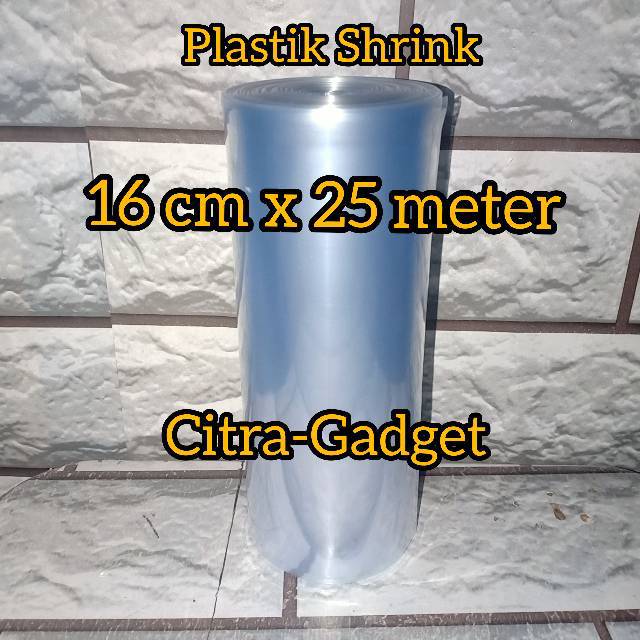 PLASTIK SEGEL PLASTIK SHRINK 16CM X 25M