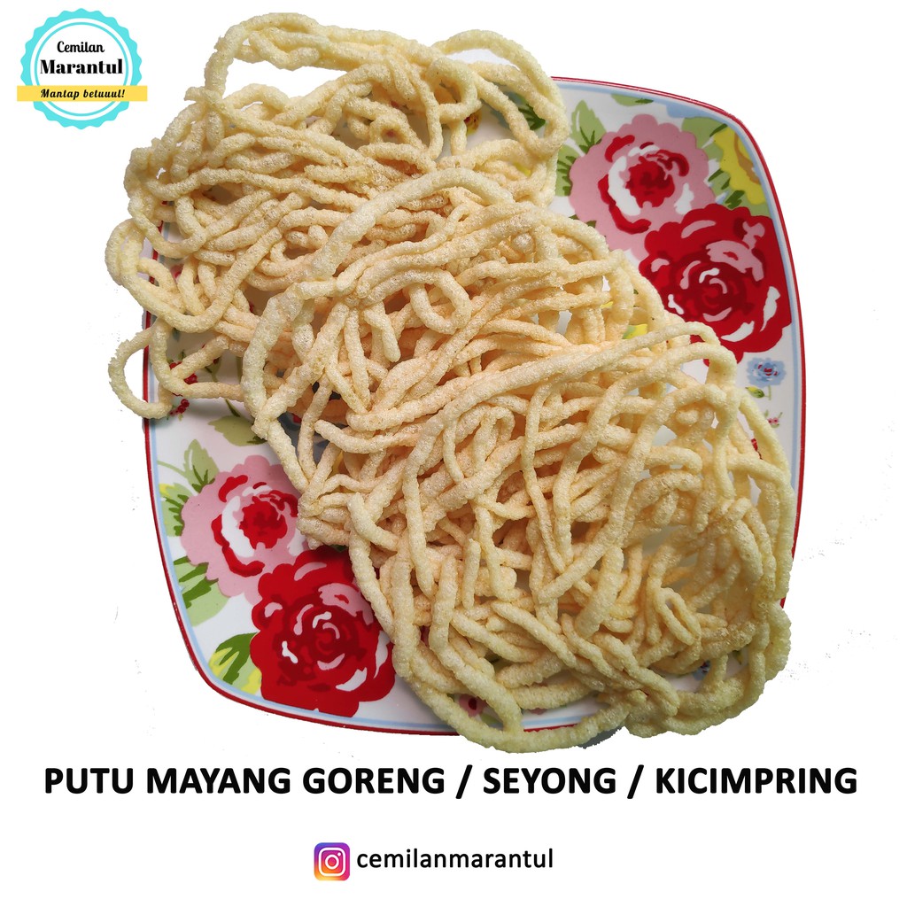 

Kicimpring / Putu Mayang/Seyong Keripik Singkong MATANG Renyah, Gurih 120gr (Rasa Original)