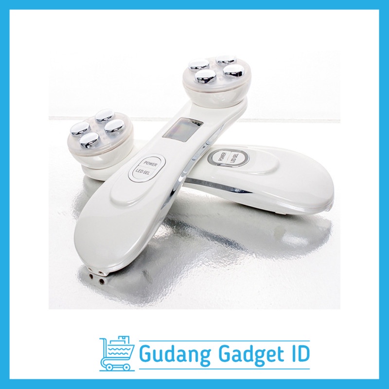 Setrika Wajah UV RF Ion Alat Perawatan Wajah EMS Photon Ckeyin - 9902 - White - LZD8WAGH-6