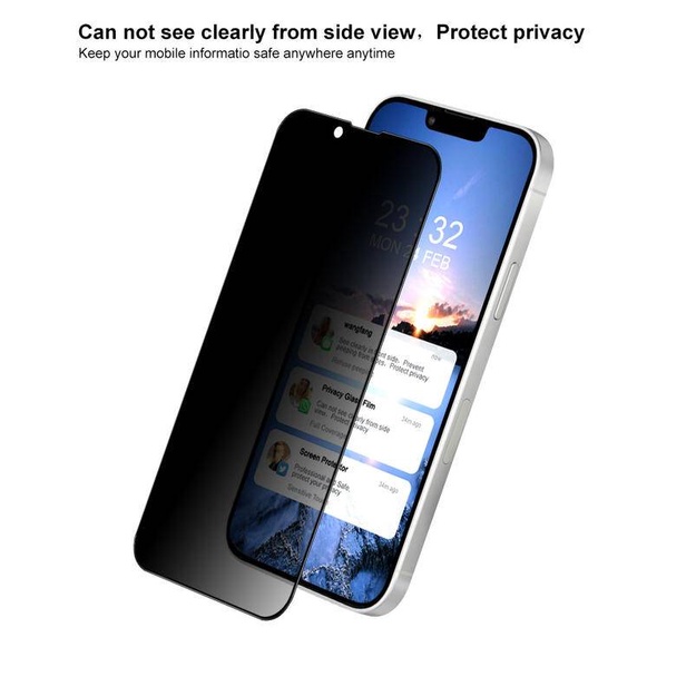 Privacy Protecty For iPhone 13 Pro Max mini Tempered Glass For iPhone 12 Pro Max Mini Full Coverage Anti Glare