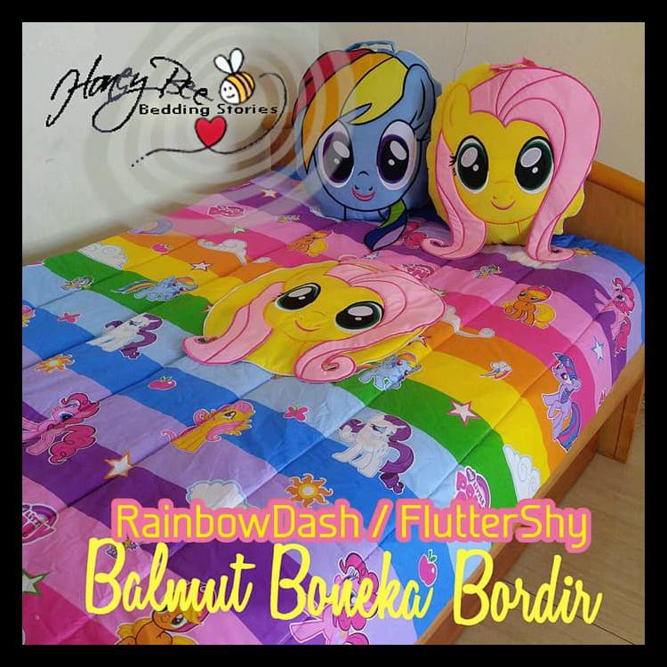 BANTAL SELIMUT LUCU KUDA PONI ( LITTLE PONY ) RARITY - PINKIE PIE