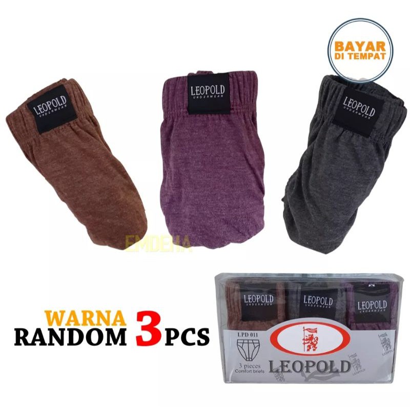 (COD-3PCS) CD PRIA TERLARIS/CD PRIA IMPORT/CD PRIA TERMURAH/CD Pria Import