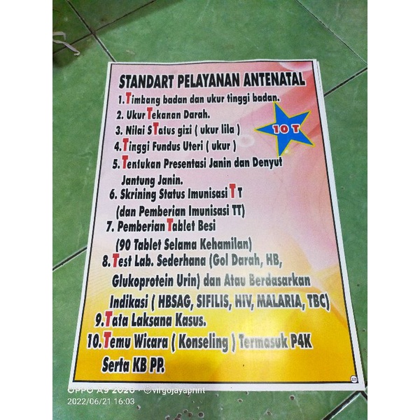 

229 POSTER STANDART PELAYANAN ANTENATAL