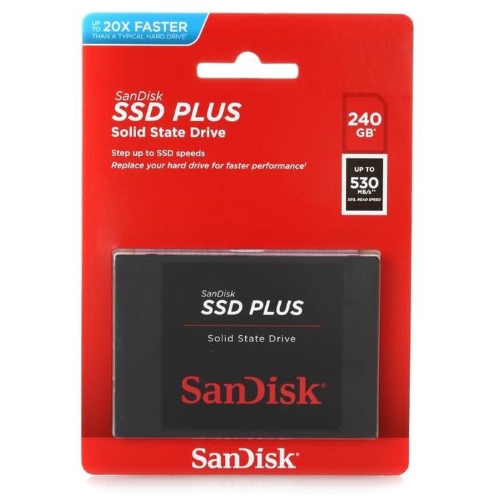 SANDISK SSD PLUS SOLID STATE DRIVE 240GB SPEED UP TO 530MBPS