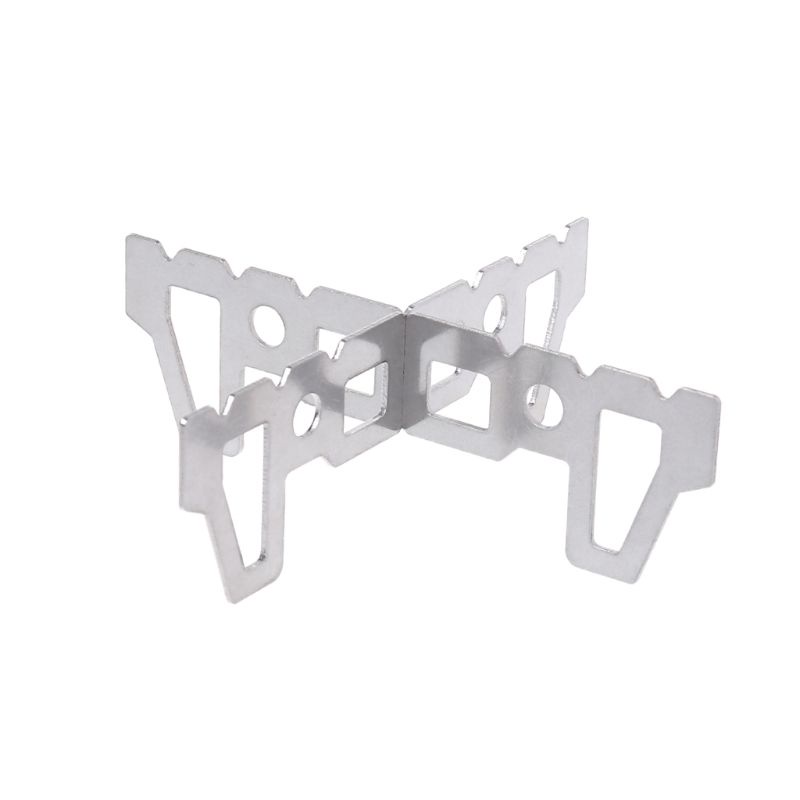 1 Pc Stand Kompor Alkohol Bahan Stainless Steel Untuk Camping