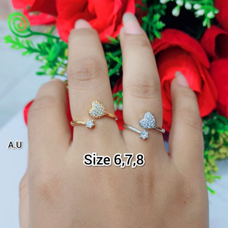 C O D . Cincin wanita bermacam macam motif pilihan permata