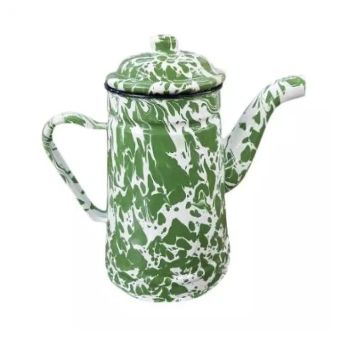 Teko Eskan Mug Burik Blirik TIMBANGAN / Teko Mug Enamel / Teko Mug Hijau/ Teko Jadul/ Ceret Jadul