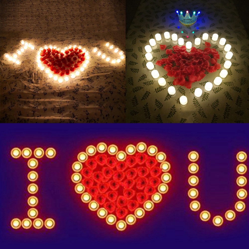1pc Lilin LED Tanpa Api Tenaga Baterai Untuk Dekorasi Rumah / Festival / Pernikahan / Ulang Tahun