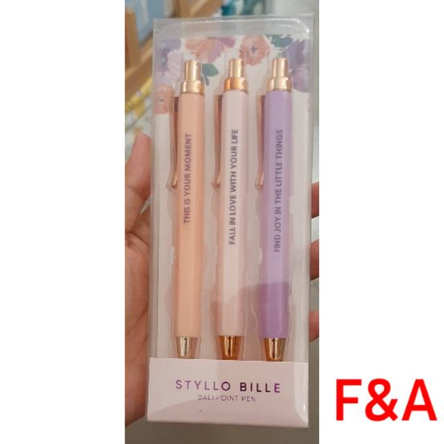 

MINISO ORIGINAL | BULLPOINT PEN 3 PACK