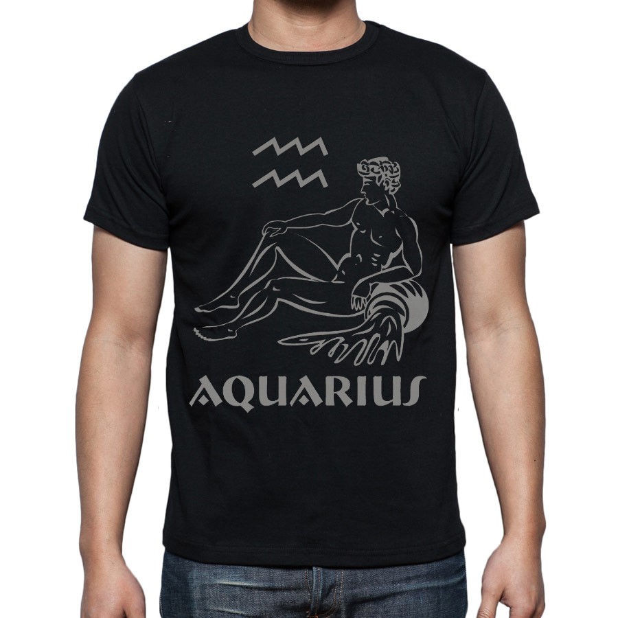Kaos Hitam Aquarius Tismy Store