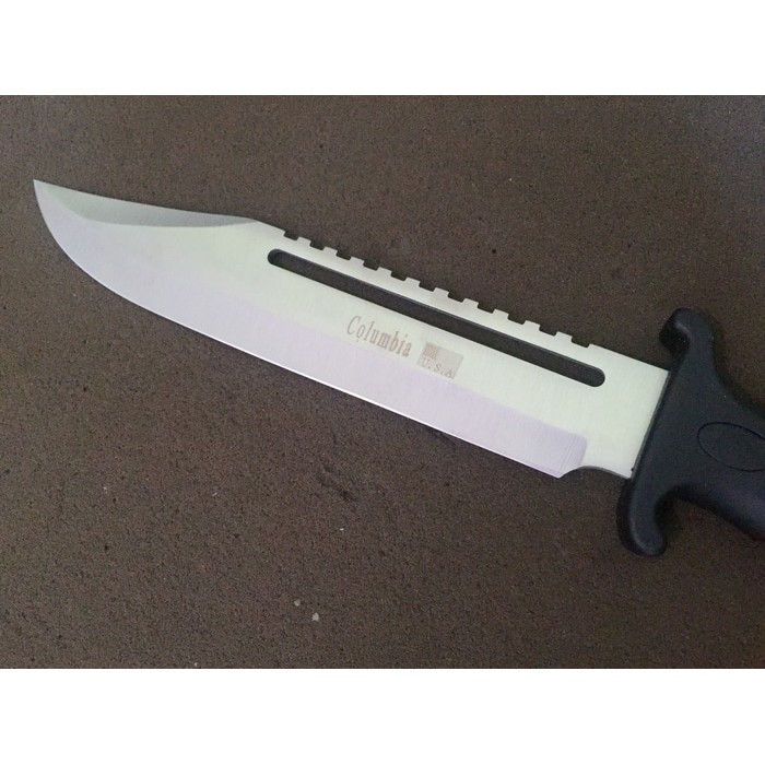 USA Hunting Knife Pisau Berburu Camping Outdoor Survival Gunung Rambo