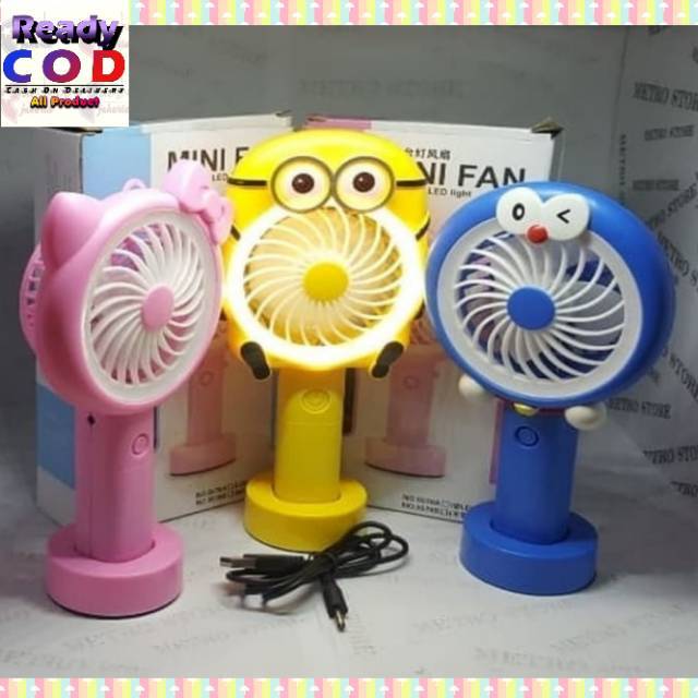 Kipas angin mini karakter/kipas mini karakter portable