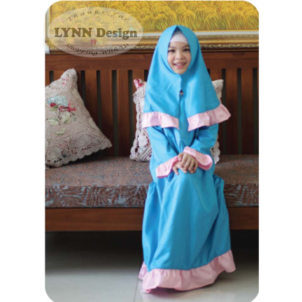 Setelan Gamis Muslim anak set Premium by Lynn Design