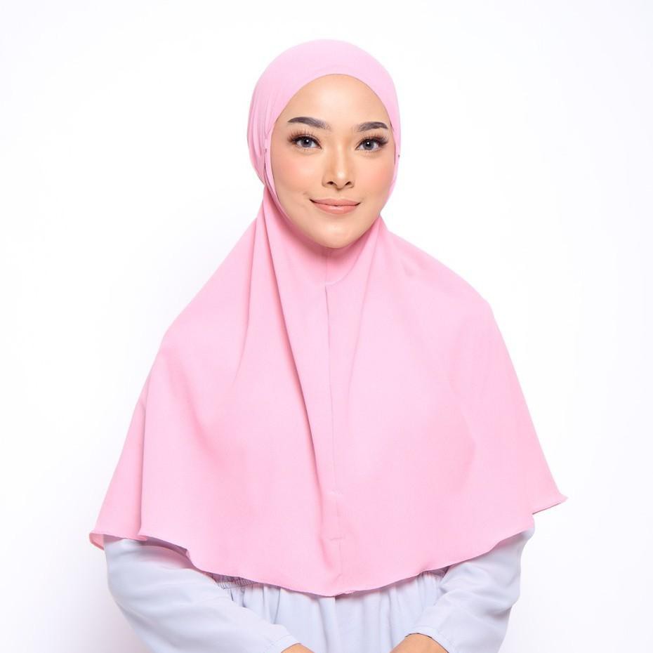 ZM Zaskia Mecca - Izy Dusty Pink Hijab Kerudung Bergo